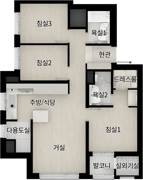 59B 타입 평면도